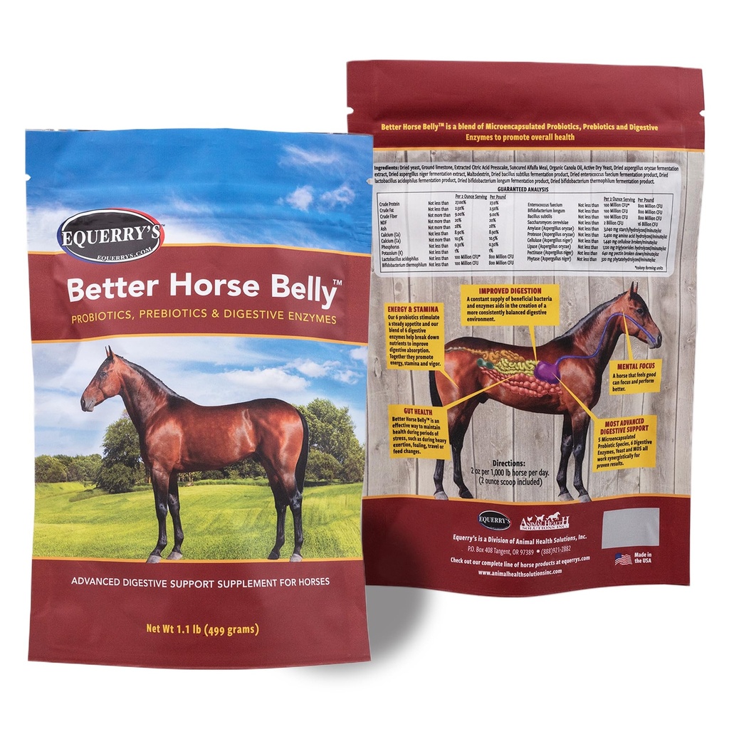 EQUERRY's Better Horse Belly - Konjski dodatek s podporo Gut 