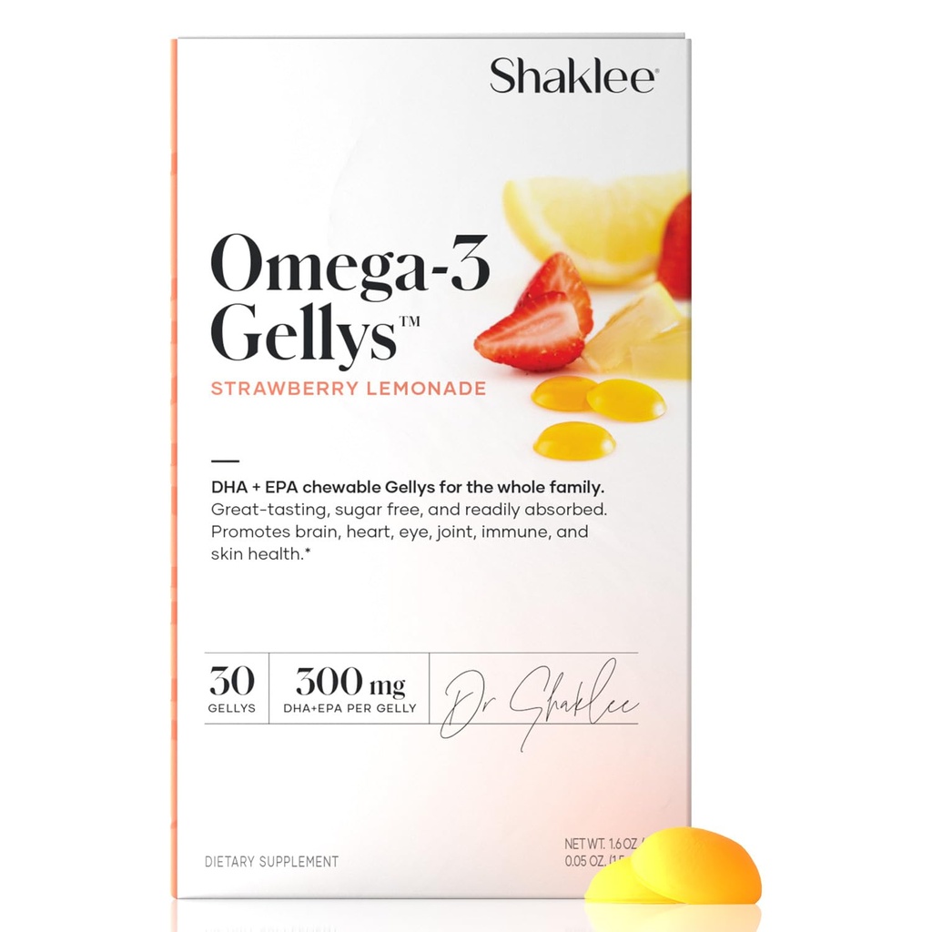 Shaklee - Omega-3 GelysTM - Jagodna limonada Gummies - 30 Gelys