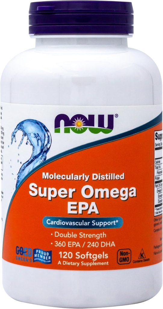 Zdaj živila Super Omega EPA - 120 Softgels