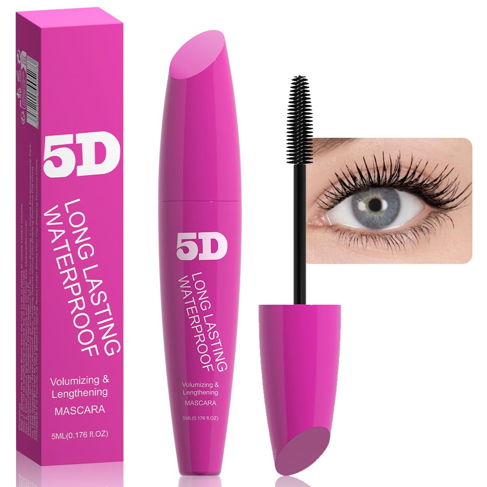 Črna Volumizing Curl dolgo nošenje maskara Smudge-Proof Intenzivna dolžina Pernata mehko polno las vodoodporna No Flaking non Smudgding Clumping,Cruelty Free
