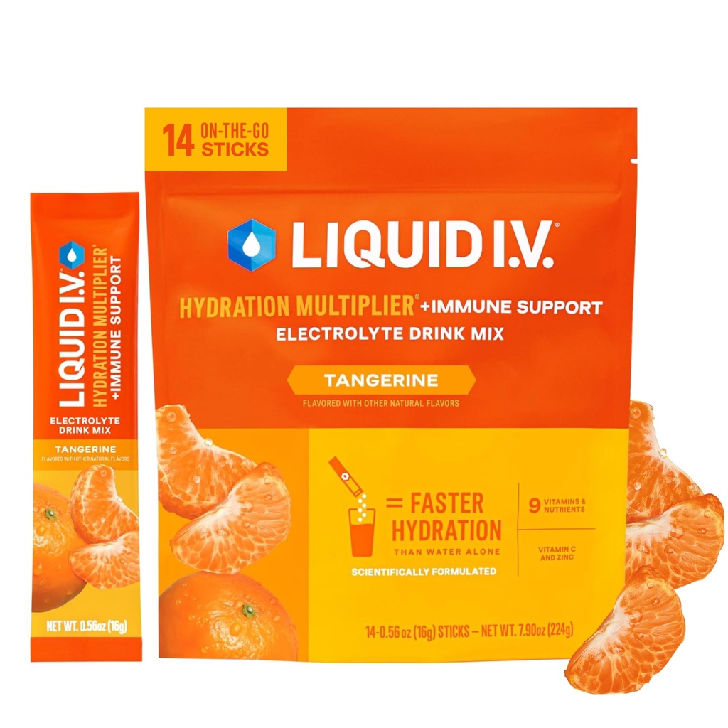 Tekoči I.V.® Hydration Multiplier + Immune Support - Tangerine 