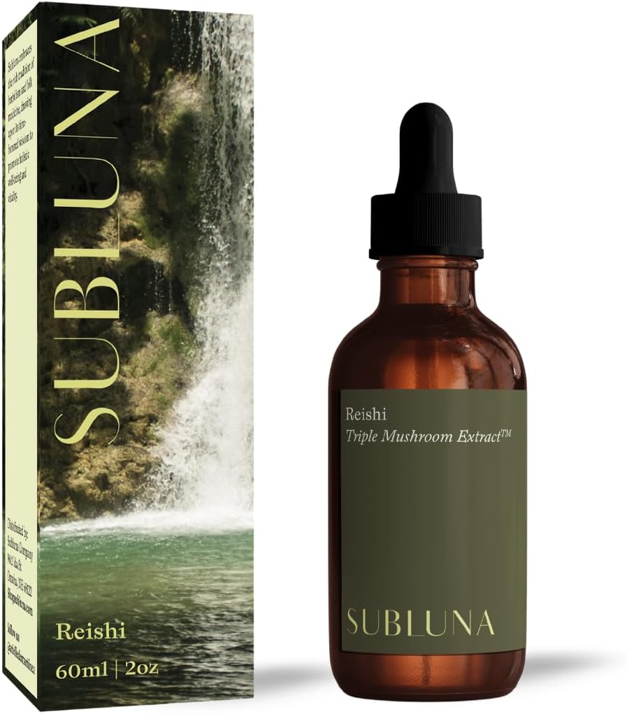 Reishi gobe Triple Extract Tinkture – Imunska podpora, Stress Relief & Mood Balance Supplement – Močen adaptogeni – Največja moč tekočine kapljice za Mood & Sprostitev