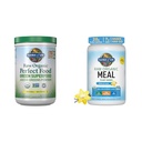 Garden of Life Super Greens Powder Smoothie & Mix, Probiotiki & Prebavne encime za prebavno zdravje & Vegan Protein Powder - Raw Organic Meal zamenjava Shake - Vanilla - Pea Protein