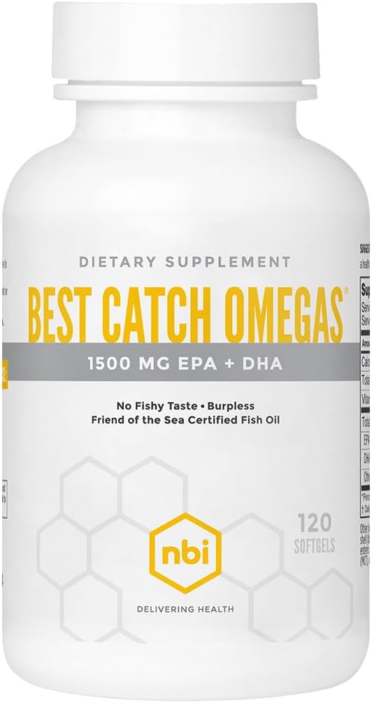 NBI Najboljši ulov Omegas Visoka moč Omega-3 