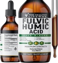 Fulvic Acid + 72 Trace Minerals | Fulvic Humic Acid | Digestion | Hydration | Keto, Dietary Supplement Drop| Energy | pH Balance | 2-Month Supply | The Healthy Life 4 ME