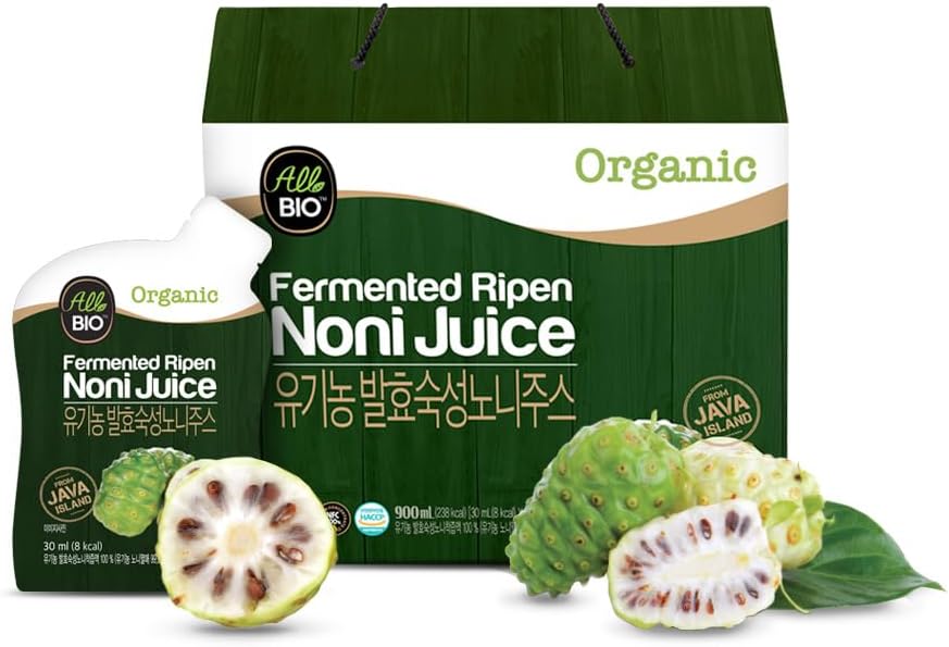 Java Organic NONI Juice Extract - 1 fl oz x 30 Dnevni paket - 100% Fermented by ALLBIO
