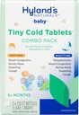 Hyland's Baby Majhne hladne tablete, Pakiranje dnevne in nočne vrednosti, Dojenčki in Baby Cold Medicine, Dekongestiv, Runny Nose in kašelj Relief, 250 hitro raztopi tablete