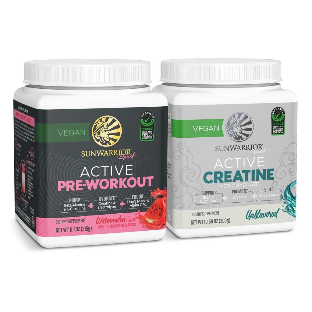 Sunwarrior Pre-World Powder Plant-Based & Vegan 