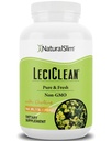 NaturalSlim Natural Soy Lecithin Granule s Choline - Pure & Fresh Granulated Lecithin Dodatek za čiščenje in kognitivno podporo - Non-GMO Food stopnje - 1 funt