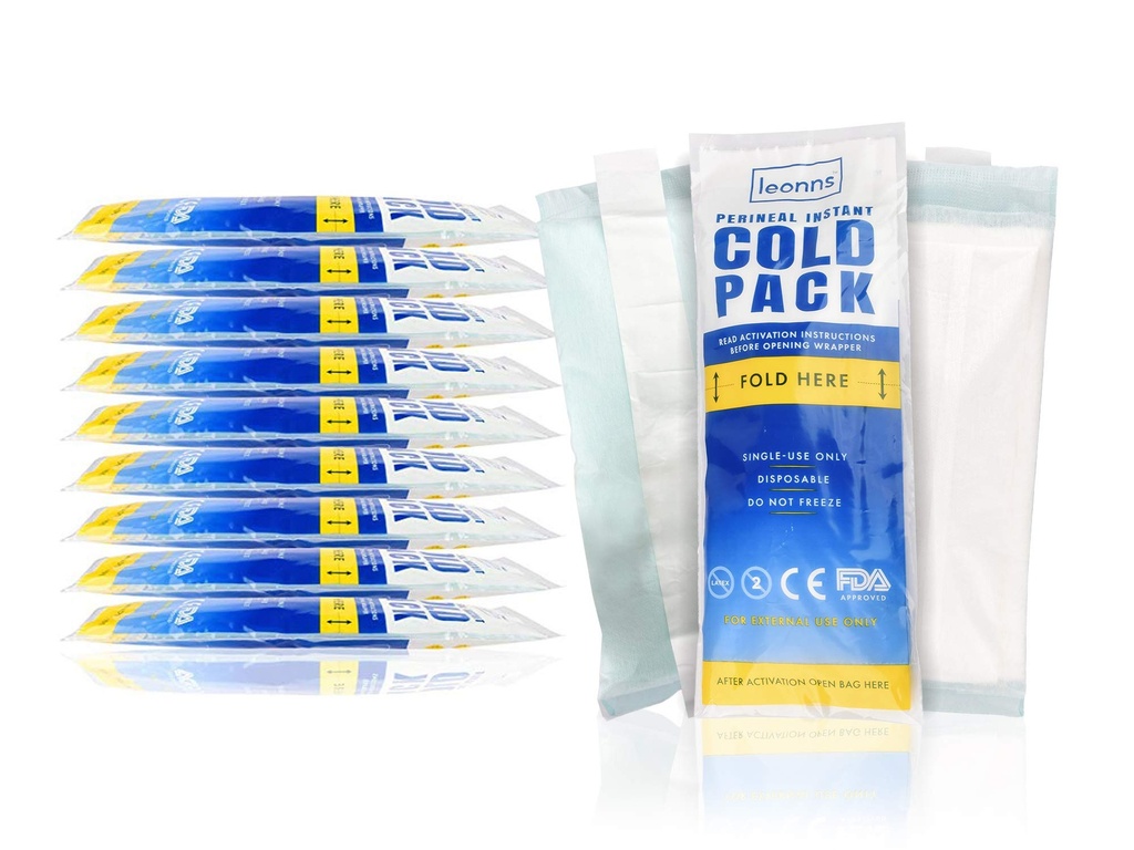 Perineal Ice Packs za postpartum w/Adhesive Strip 