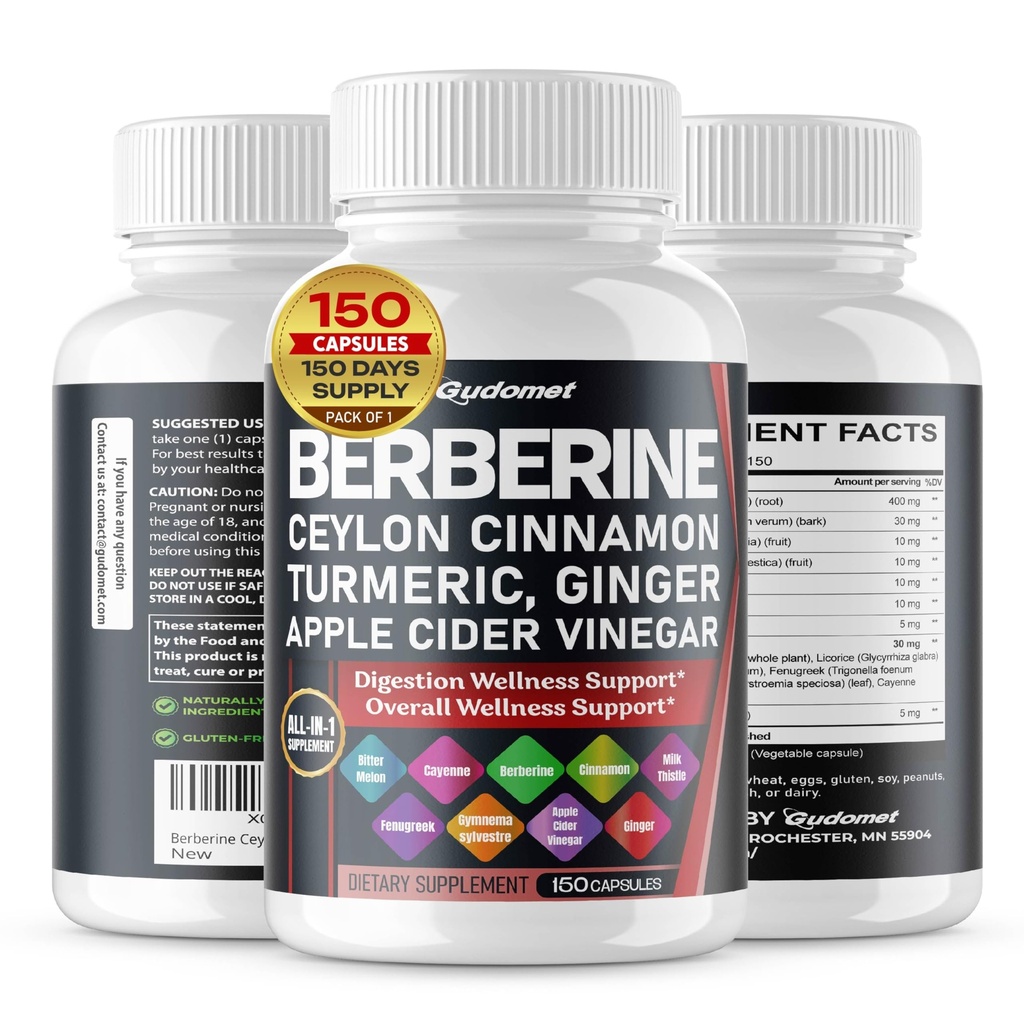 Berberine Ceylon Cinamon - All-in-1 dodatek z Bitter Melon AVG Gymnema sylvestre mleko rastlinjaka ličinke sveti Basil Fenugreek Banaba