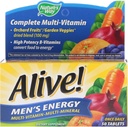 Živa pot narave! Moški energijsko popolni multivitaminski vitamini, visoki vitamini B, 50 tablet