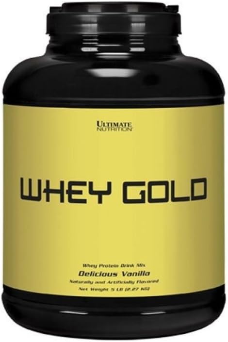 Ultimate Nutrition Whey Gold Protein Powder z 20 Grami beljakovin, sirotkinih beljakovin izolatov in aminokislin za razvoj mišic in regeneracijo, 67 Serving, Vanilla