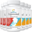 Liposomski glutation softgels, okrepljena absorpcija - liposomska dostava, aktivna oblika L-glutation, celična, imunske funkcije in razstrupitev jeter, bogata z antioksidantno formulo, Gluten Free, 360 Softgels