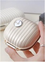 Organizator tablete Primer z karabinerjem, 7 Kompartmenti,Compartmentalized Dispenser za moške in ženske, Beige(Malo mleko belo)
