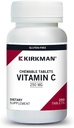 Kirkman Labs Vitamin C 250 mg Žvečljive tablete s številom stevia-250