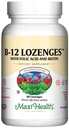 Vitamin B12 Lozenges s folno kislino in biotin - Podjezično B 12 Vitamini Jagodna aroma - Vegetarian Kosher B 12 Vitamin - VIT B12 Dodatek za proizvodnjo rdečih krvnih celic in energije (število 90)