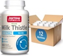 Jarrow Formulas Milk Thistle 150 mg - Antioksidant, ki podpira imunski odziv, delovanje jeter in glutation - do 100 servingov (vegijskih kapsul), pakiranje po 12