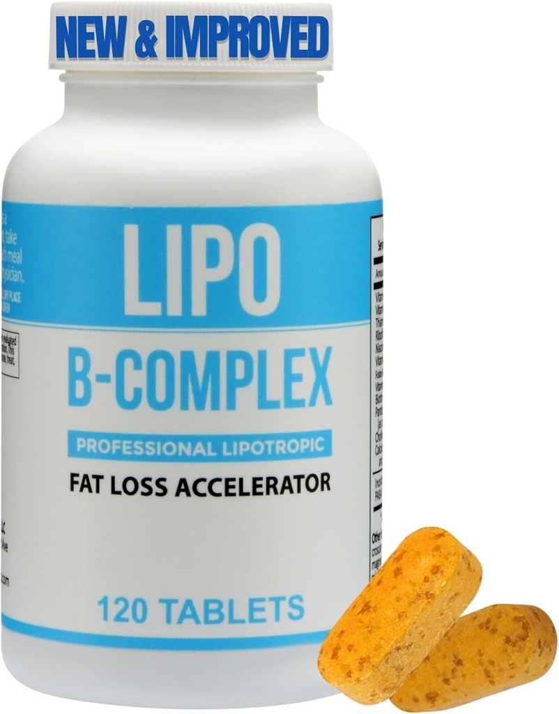 Lipo BC, Lipo B- Complex 120 tablete - Izboljšano, enako zaupanja vredno Lipo BC Formulacija Minus Harsh Coating sestavine - čistejše sestavine za optimalne rezultate. Legere Pharmaceuticals