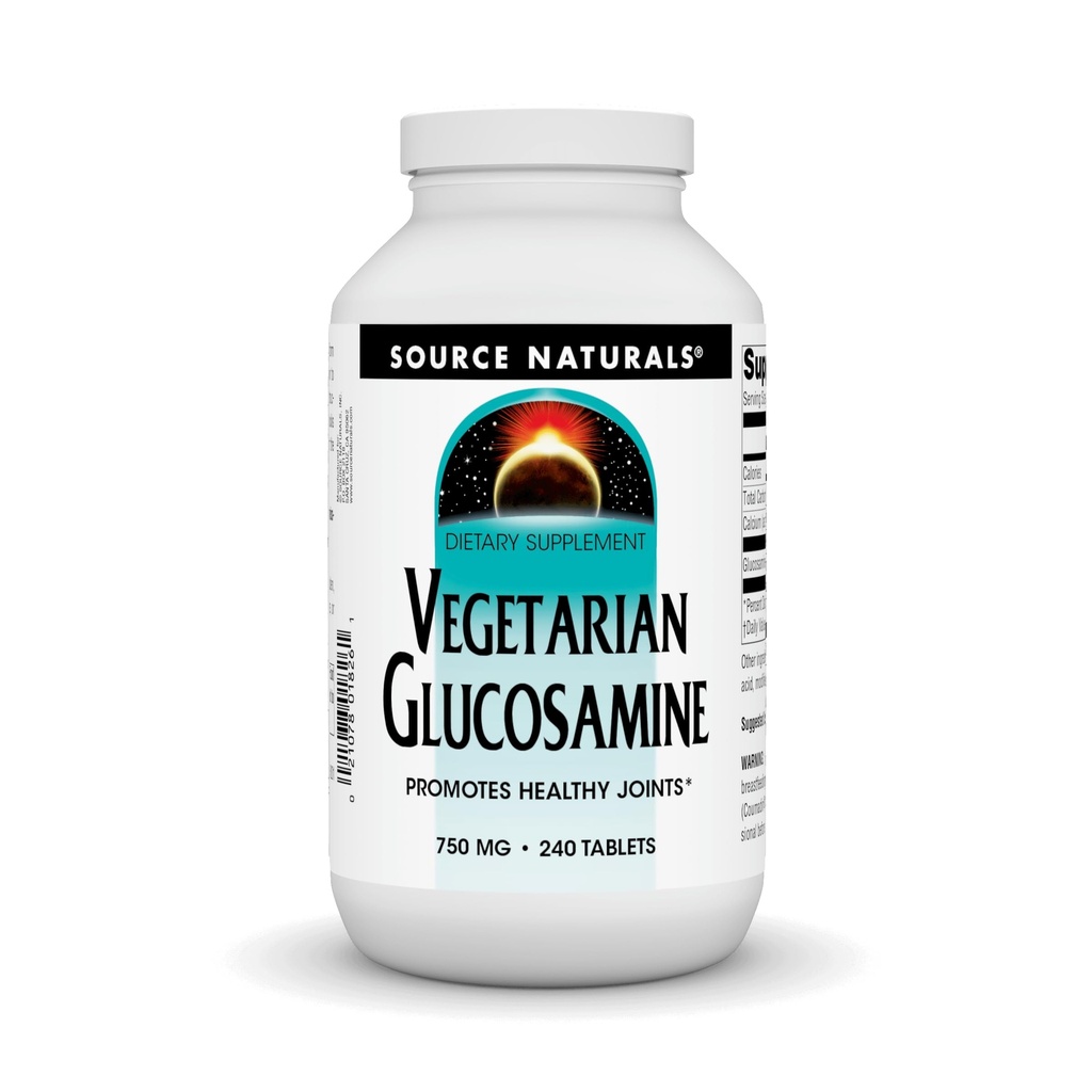 Vir Naturals Vegetarijanski glukozamin, Spodbuja zdrave sklepe* 750 mg Tableta - 240 Število