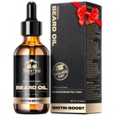 Olje za rast gozdnih brad - Biotin Sandalwood Oil z vitaminom E, Rosemary & Castor za Thicker, mehkejše, močnejše bradlje (2oz)