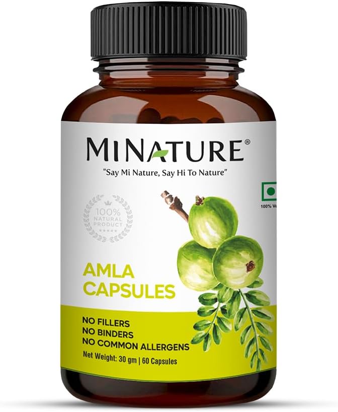 Amla kapsule (Amla Fruit Powder Kapsule) po mi Nature.