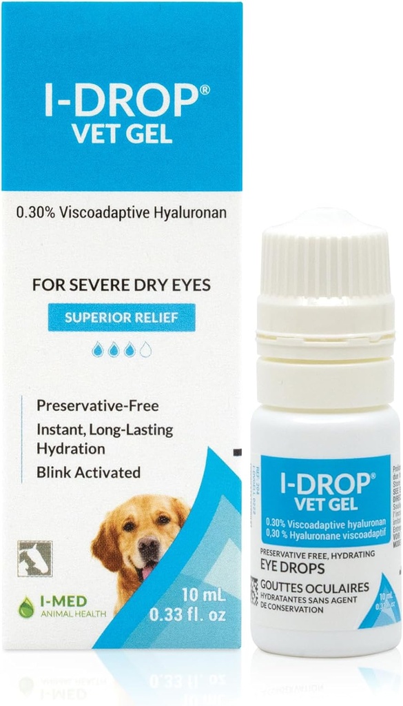 I-DROP vet Gel: kapljice za hišne oči za pse 