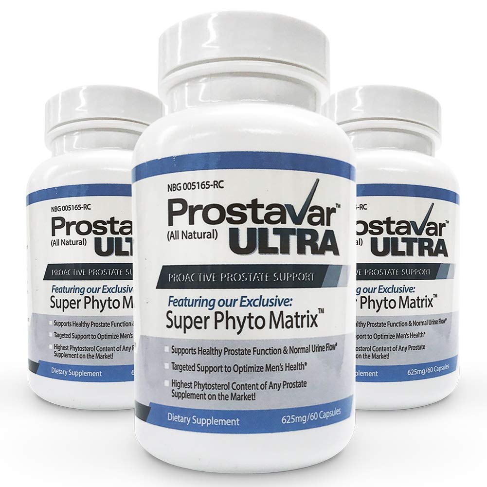 3 steklenica novo Izboljšati od izdelovalca Original Prostavar Ultra Prostata Podpora 600mg 90% Beta-Sitosterol & 320mg Saw Palmetto + grozdni ekstrakt