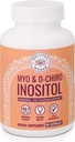 Myo- Inositol & D- Chiro Inositol Dodatna plastenka (60 kapsul) 40: 1 Ratio kapsula za podporo jajčniku Myo- Inositol 1000 mg & D- Chiro 25 mg Kapsule inozitol w/ Caronositol - dnevni inozitol za ženske