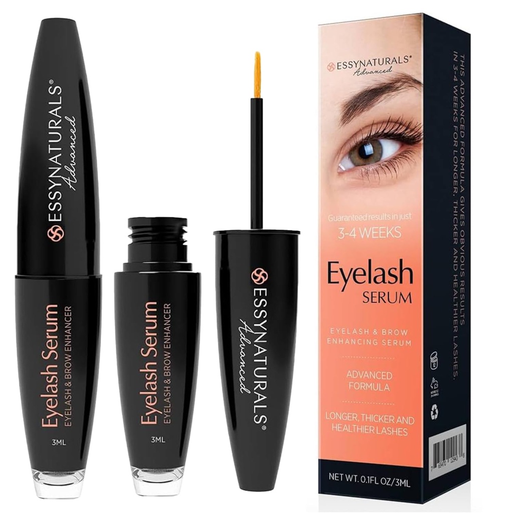 Essynaturals Premium serum rasti trepalnic za daljše, Fuller, Debelejše las