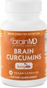 BRAINMD možganski kurkumini - 30 veganskih kapsul - z Longvida kurkumin - Gluten prost - 30 sluge