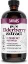 Norm’s Farms Pure Elderberry Extract - narejen samo iz bezgavk v ZDA - Imunska, antioksidantna podpora, Brez dodanega sladkorja, dodatki, Vegan, Gluten-free, Non-GMO, Starejše jagode Tinkture Alkohol - 8 Oz