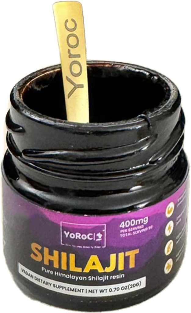 Shilajit, Pure Himalajan Shilajit Resin, prehranska dopolnila, Net Wt 20gm(0,70oz)