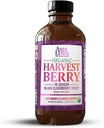 Andi Lynn's Organic Harvest Berry Syrup za otroke in odrasle – Real Honey Elderberry Syrup za imuno podporo - Terapevtska formula - 4 Fl. Oz (Pack of 1)