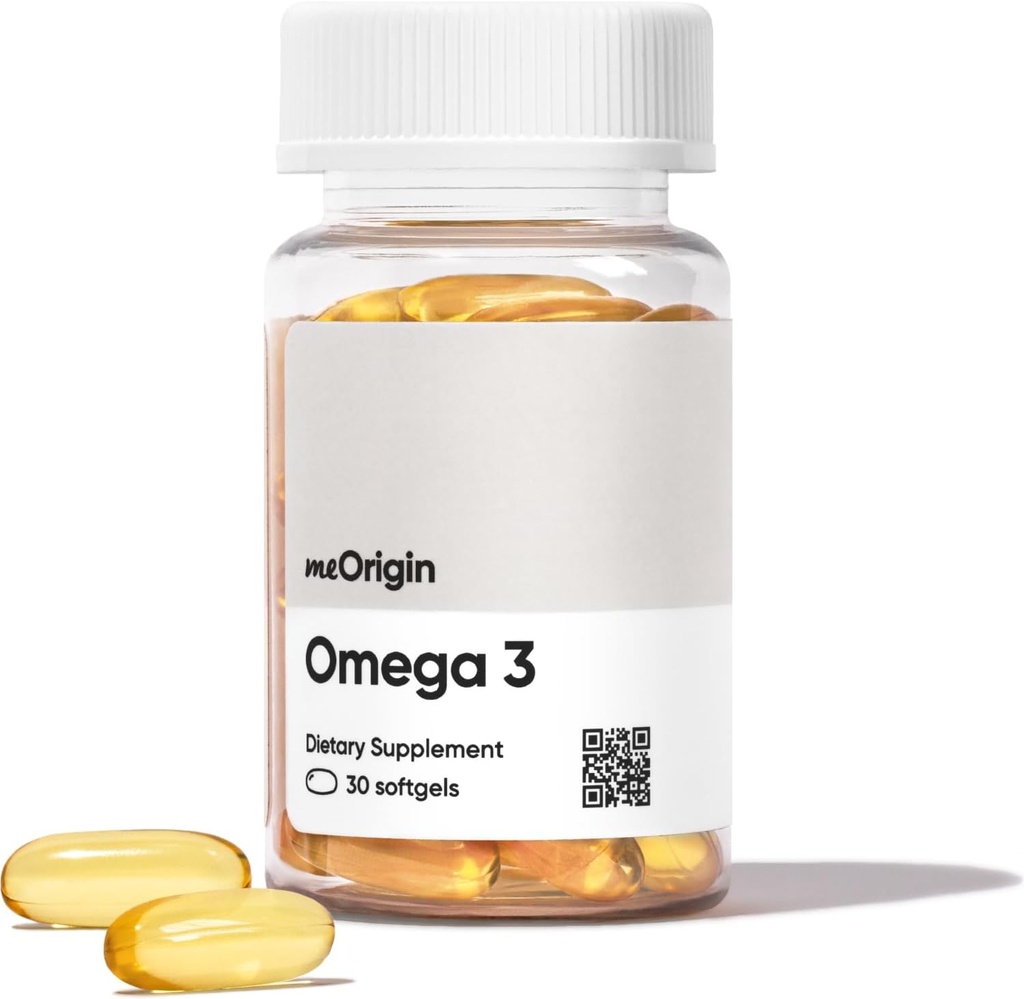 Omega 3 EPA & DHA, ribje olje 1000 mg na strežbo, podpira srce, možgane, zdravje kože in oči, brez Burp-Nazaj, 30 Softgels, 30 dan dobave
