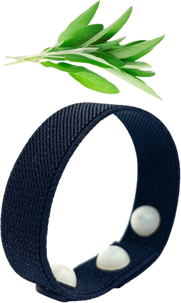 Hlajenje vroče Flash Band - spanje in ravnotežje Acutpresure Zapestnica – Clary Sage Scented Relief Band za Menopause – AcuBalance Wellness