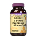 Bluebonnet Nutrition Calcium Magnezij Plus Vitamin D3 Zemeljskosladko, Zdravje kosti in mišice Sprostitev, Soy-free, Gluten-free, Kosher, Dairy-free,90 Orange Vanilla arome žvečljive tablete