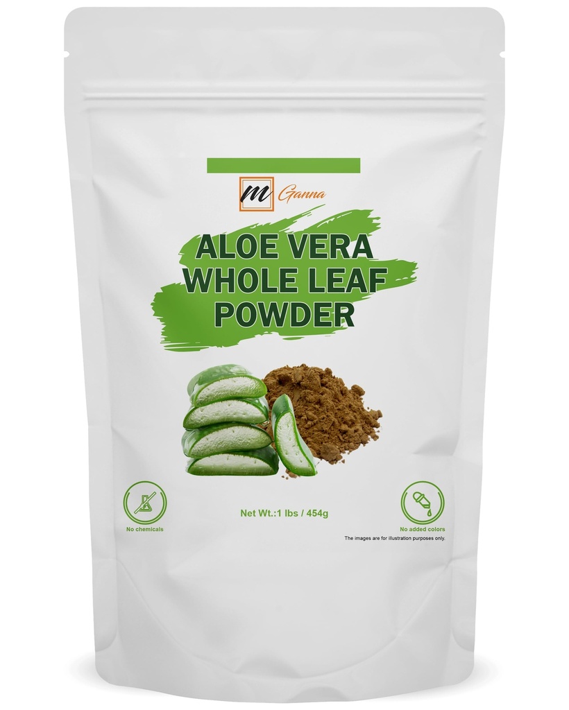 100% naravna Aloe Vera Leaf Powder Pure Aloe Barbadensis 1 LBS /454 Grams