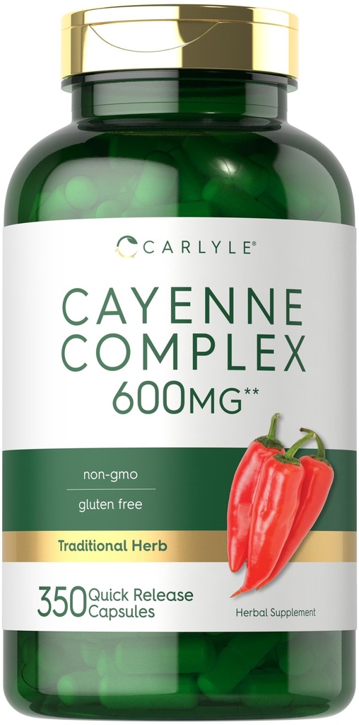 Carlyle Cayenne Pepper Kapsule 600mg 