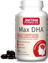 Jarrow Formulas MaxDHA - 180 Softgels - Visoka čistost ribje olje - dopolnilo podpira zdravje možganov in oči - koncentrirano v Omega-3 Maščobne kisline & obogaten v DHA - 90 Serving