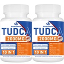 2000mg Tudca Podporni dodatek za jetra, Tudca Bile Sol z mlečnim osat in Nac,120 Kapsule za 60 dni,Podpora za jetra, Razstrupljanje,Immune sistem