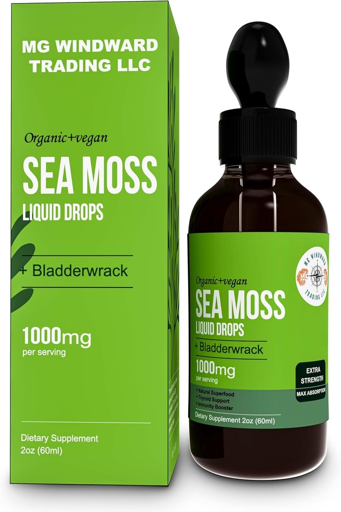 Organic Sea Moss Tekoče kapljice  1 plastenka