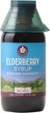 WishGarden Herbs Organic Elderberry Syrup za otroke - otroci Elderberry Syrup s črno jerebico, Astragalus, Orange Peel & Honey, Daily Imune Booster za otroke, Otroci 1+, Brez dodanega sladkorja, 4oz