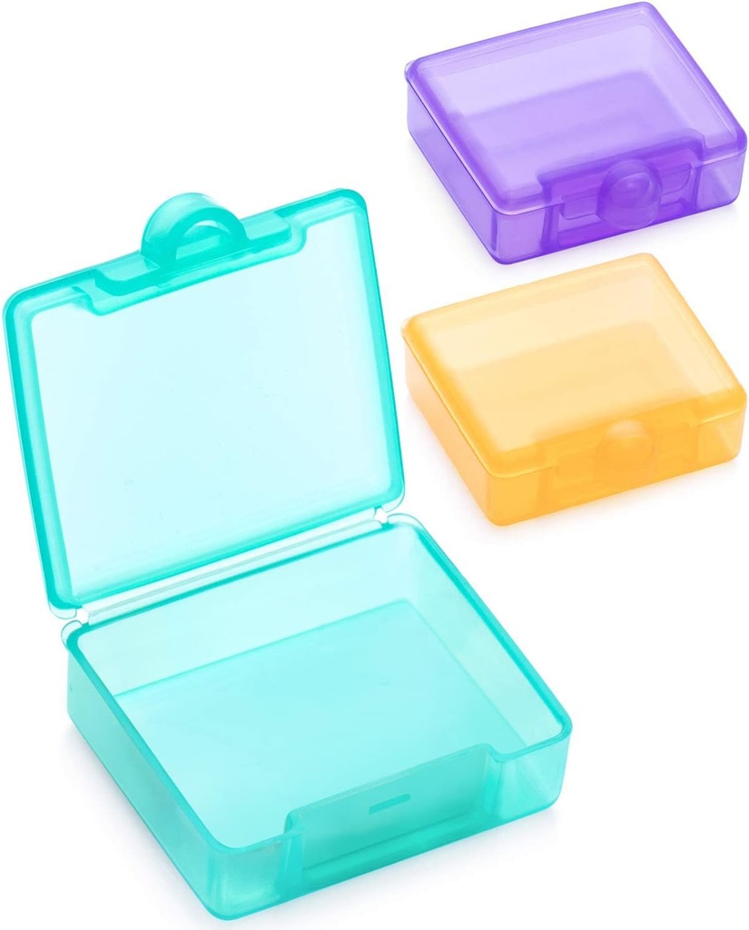 Sukuos majhne tablete Box 3 kos, Cute Travel Pill Case Dnevne tablete Organizator Portable za žepno torbico za dodatke vitamina ribjega olja, enostaven za čiščenje