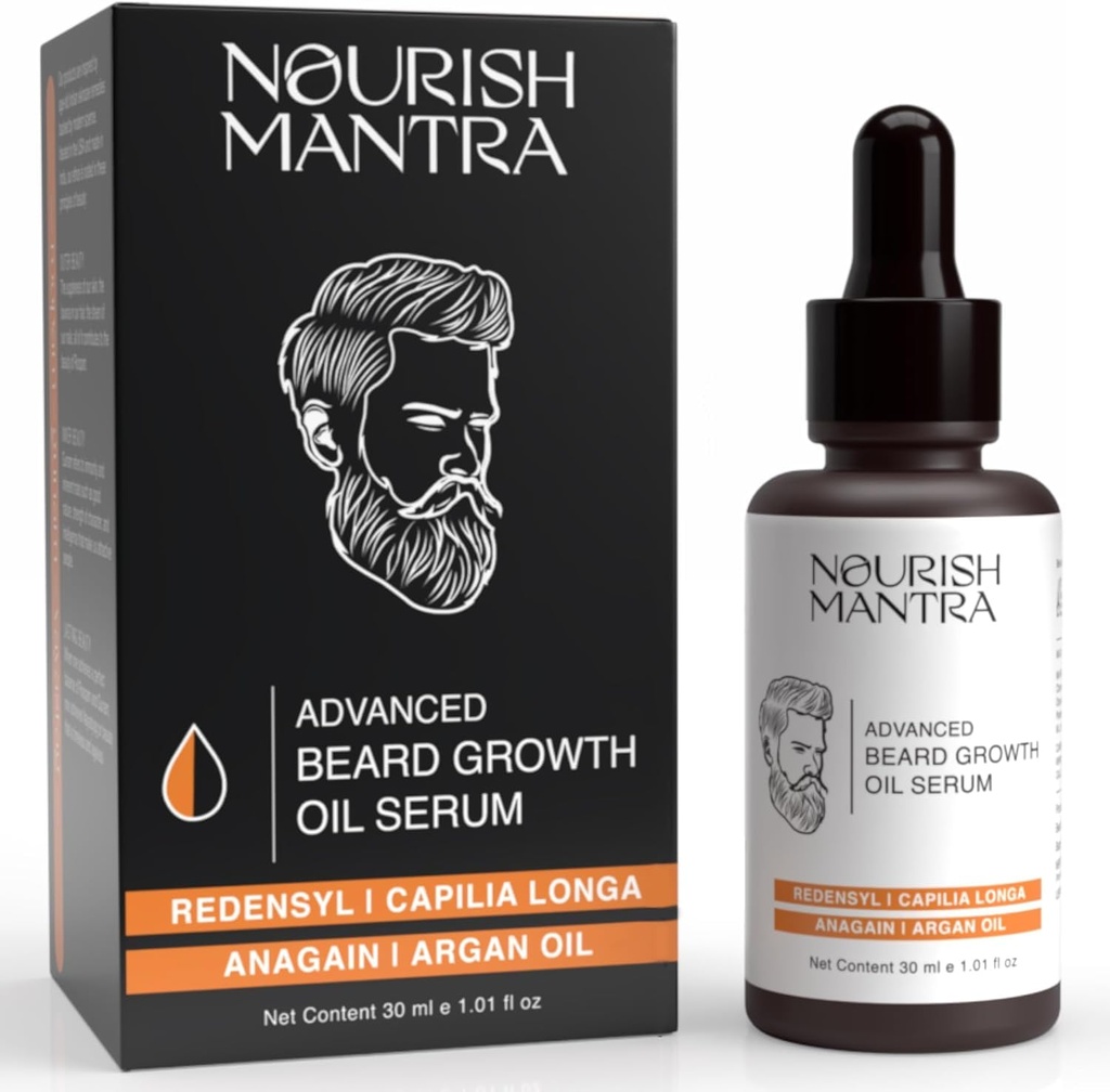 NOURISH MANTRA - Napredno Bradavo rastno olje Serum 
