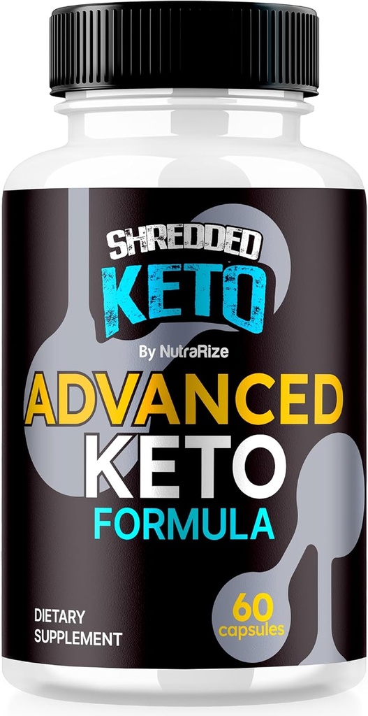 Razdrobljene tablete Keto, Premium Keto Shred Hujšanje Kapsule, Vse naravne Keto dopolnilo za podporo Fitness in telesne cilje, Uradna RazdrobljenaKeto Mnenja (60 kapsul)