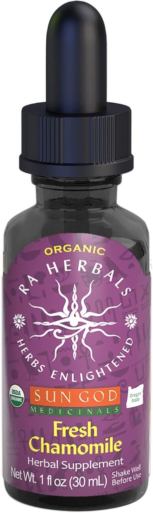 RA Zelišča - Certified Organic Soothing sveže kamilice Tinkture 