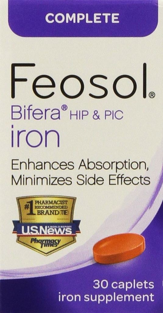 Feosol Komplet z Bifero,30 Count (Pack po 2)