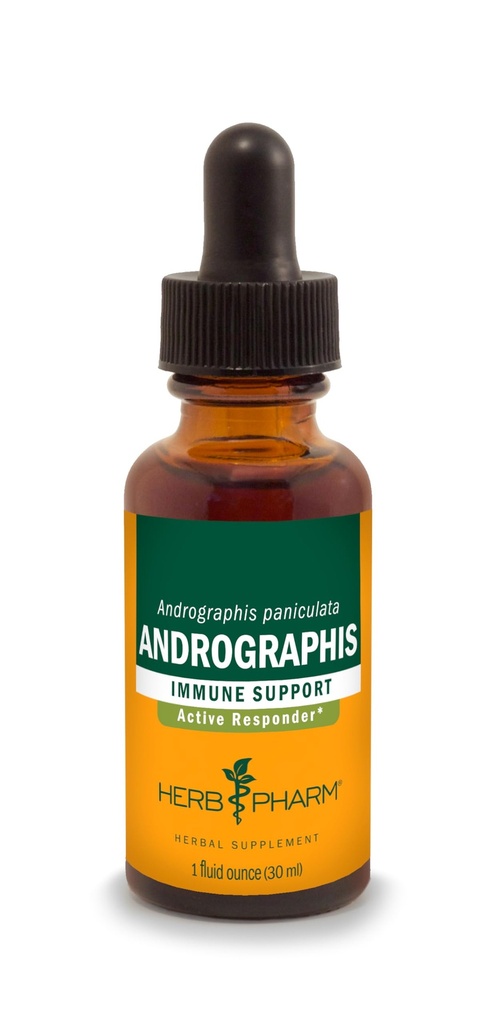Herb Pharm andrographis Tekoči ekstrakt za podporo imunskega sistema, 1 Fl Oz (paket po 1) (DANDRO01)