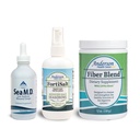 Ultimate Health Boost paket (Trace Minerals kapljice, nizko natrijev Fortisalt in fiber mešanica)